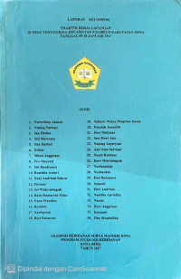 Image of Laporan Kelompok Besar Praktek Kerja Lapangan 2018